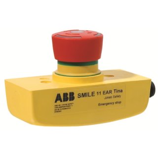 ABB SMILE 11 EAR Tina Not-Halt-Taster 1 x 5-poliger Stiftstecker M12, Einbau