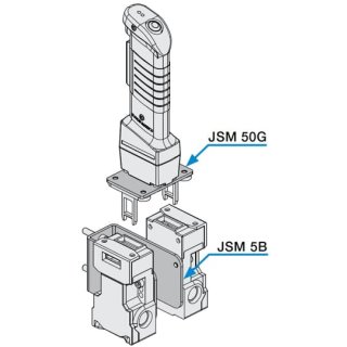 ABB JSM 50G große Unterteilplatte ermöglicht die Montage von Betätigern