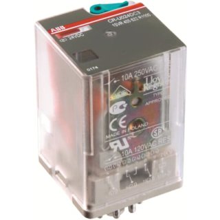 ABB CR-U110DC2L Steckbares Interface-Relais 2We, A1-A2=110VDC, 250V/10A, LED