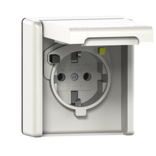 ABB FISchuko230/2/IP44 UP IP44 kpl ws B SRCD 16A 30mA Unterputzmontage