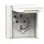 ABB FISchuko230/2/IP44 UP IP44 kpl ws B SRCD 16A 30mA Unterputzmontage