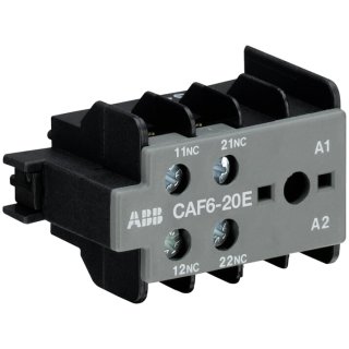 ABB CAF6-20E Hilfsschalter 2S/0Ö Schraubanschluss, frontseitig anbaubar,