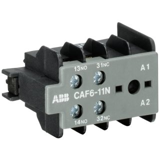 ABB CAF6-11N Hilfsschalter 1S/1Ö Schraubanschluss, frontseitig anbaubar,