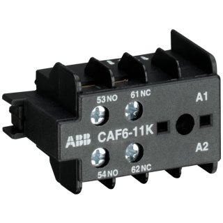 ABB CAF6-11K Hilfsschalter 1S/1Ö Schraubanschluss, frontseitig anbaubar,