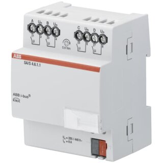 ABB SA/S4.6.1.1 Schaltaktor, 4fach, 6 A, REG