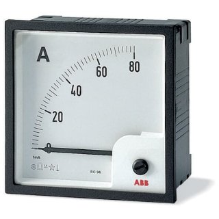 ABB Amperemeter AMT1-A5/96 Schaltschranktürmontage