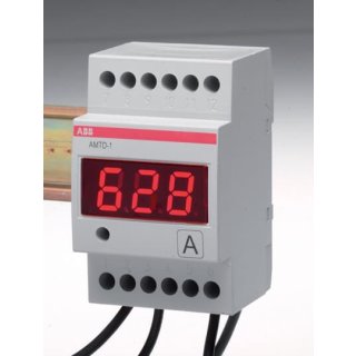 ABB AC Digital-Amperemeter mit Alarmrelais für Hutschienenmontage